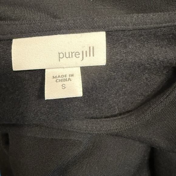 Pure Jill J Jill Dress Sz S Black Modal Stretch Lagenlook Teacher Casual Comfy - Picture 5 of 11